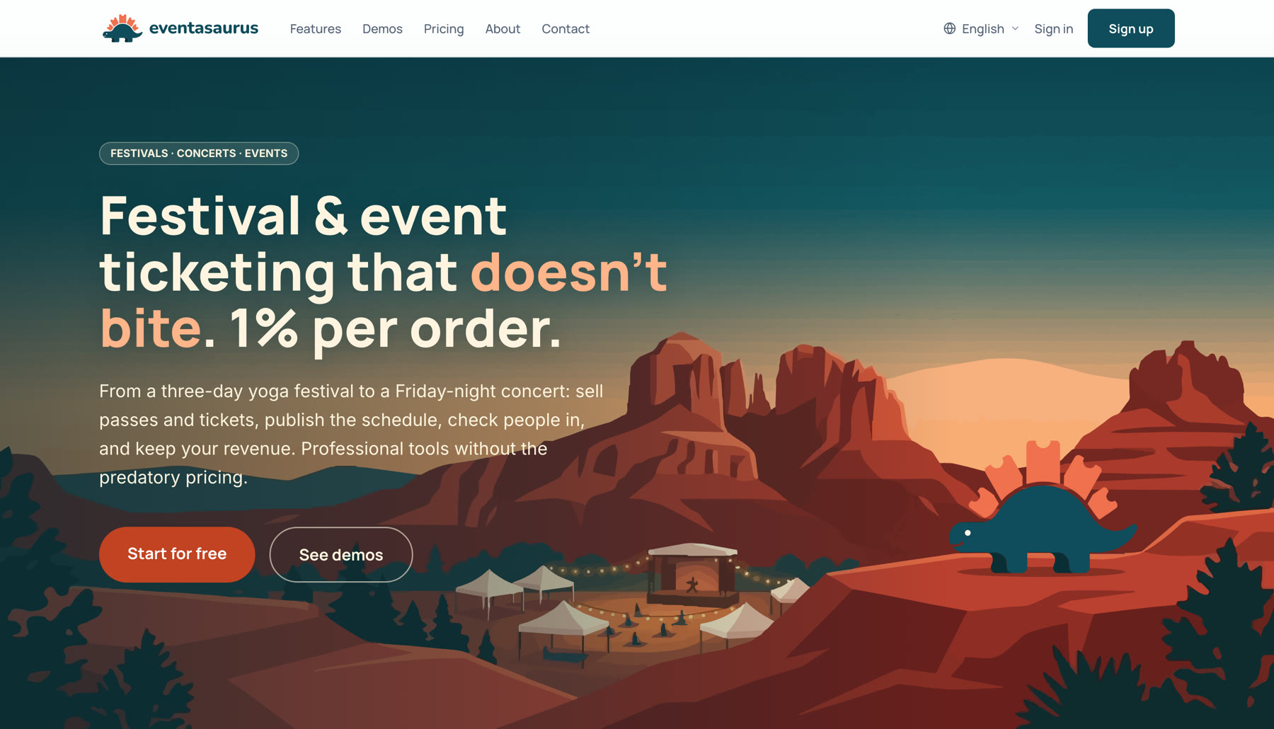 Eventasaurus home page